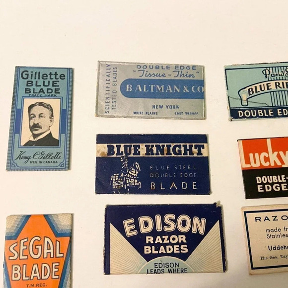Vintage Mixed Lot of  13 Razor Blades Gillette Marlin Kismet Rio USA Canada - Picture 2 of 10